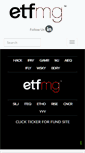 Mobile Screenshot of etfmg.com